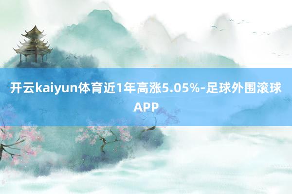 开云kaiyun体育近1年高涨5.05%-足球外围滚球APP